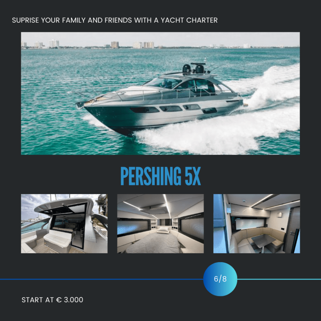 Yachtcharter Pershing 5X - Zypern Home