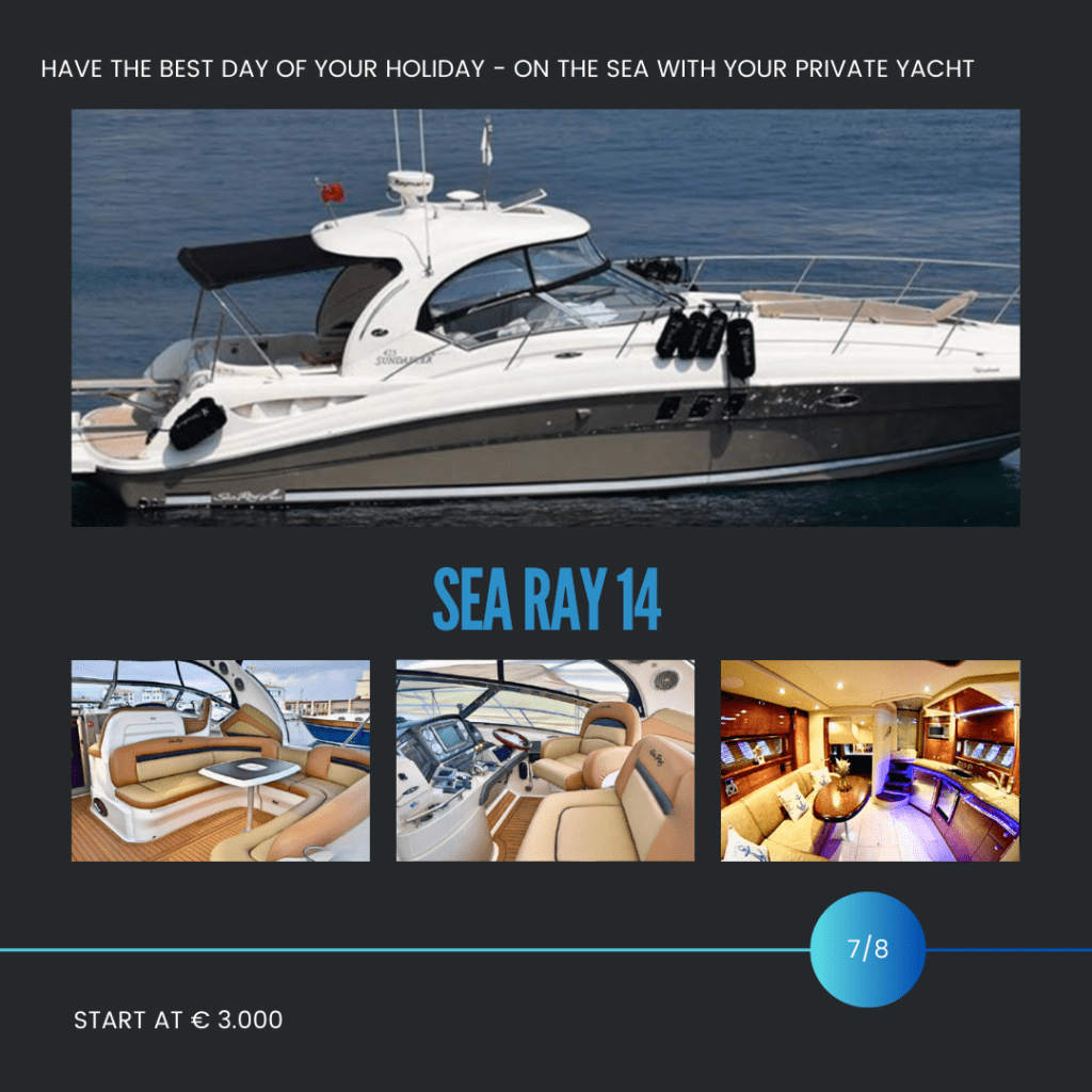 Yachtcharter Sea Ray 14m - Zypern Home